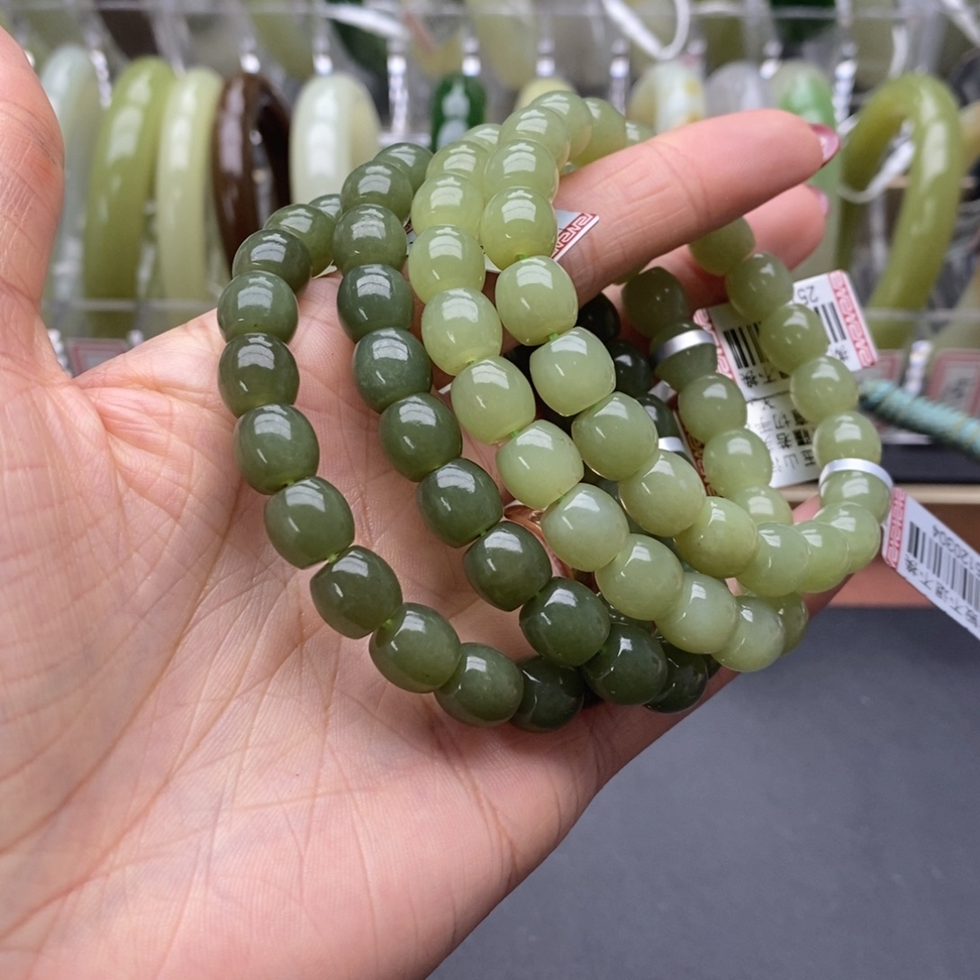 和田玉未镶嵌手串多样性拍多样性拍一发一