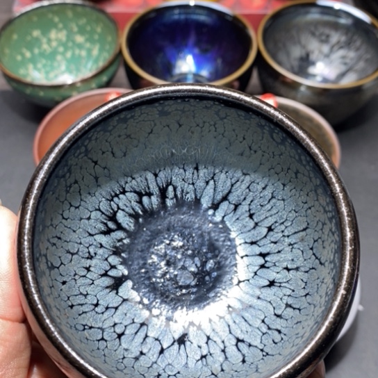 茶盏建盏主人杯茶壶盖碗品茗杯13