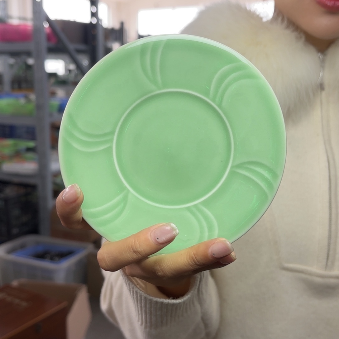 龙泉云间青瓷小米茶器