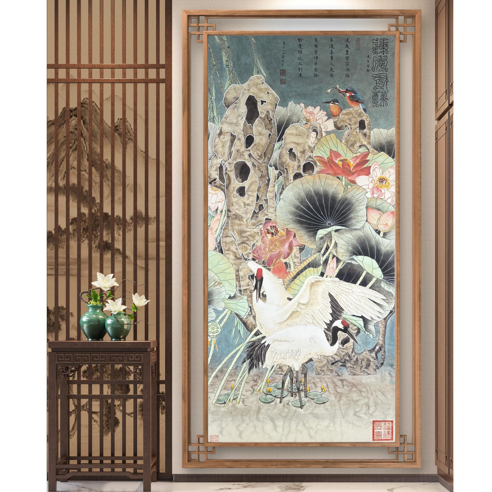黄逸宾教授作品《连年有余》