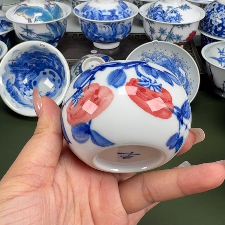 景德镇纯手工手绘茶器蒙蒙