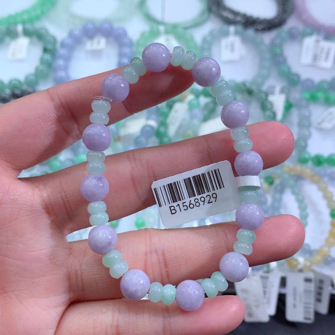 翡翠手链未镶嵌天然