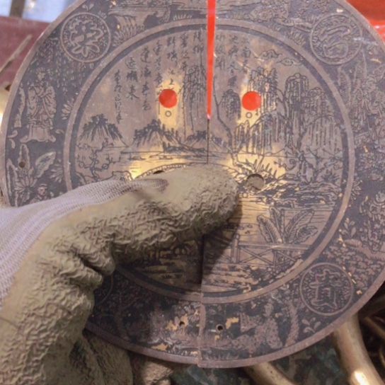 风***尘闪电购铜摆件工艺品