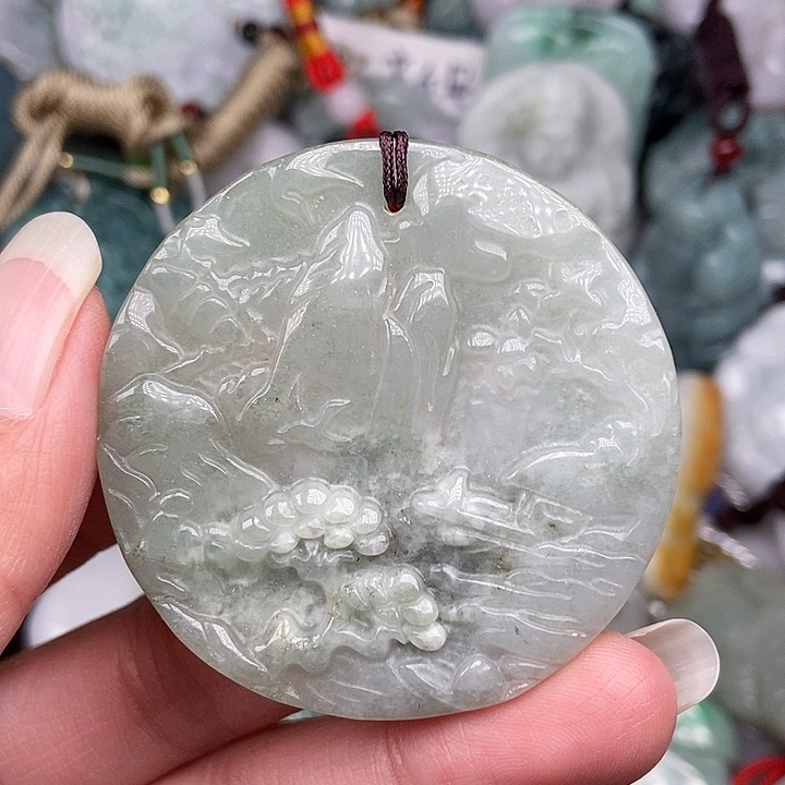 颈饰未镶嵌翡翠翡翠