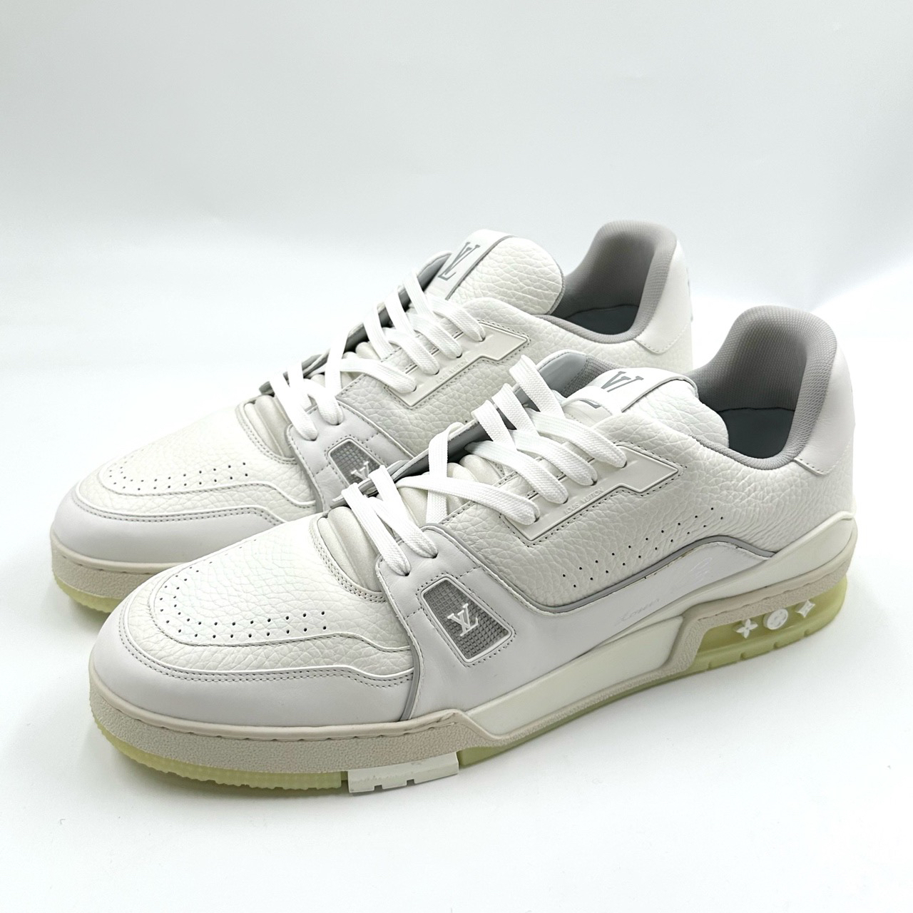 99新 LouisVuitton/路易威登 45码/trainer白水泥板鞋/06200