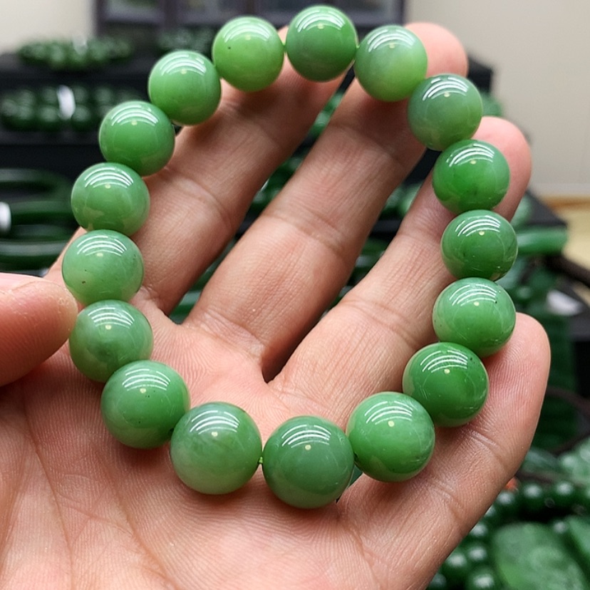 【闪购商品】和田玉（碧玉）手链未镶嵌李*