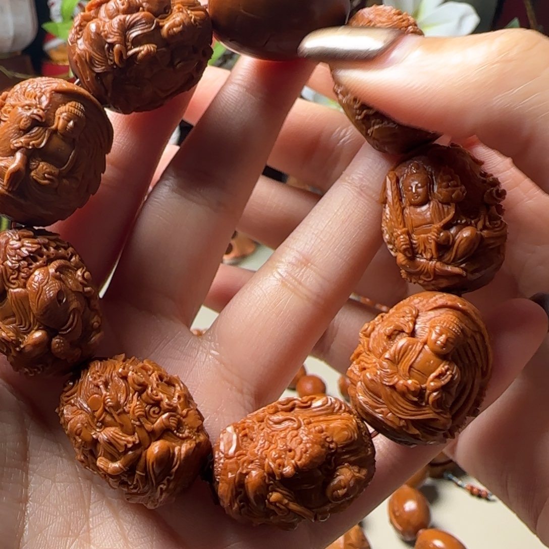 橄榄核手串/手链万佛朝宗