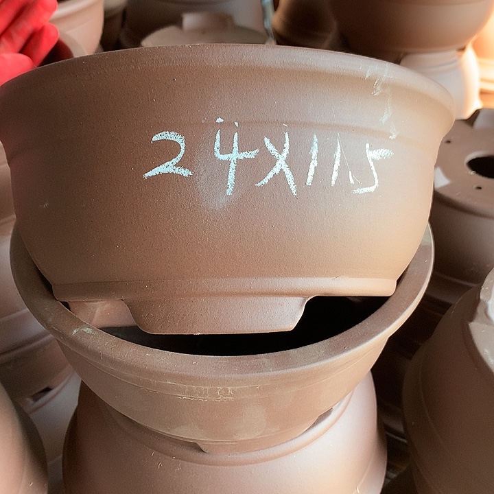 紫砂花盆100-6。   24-11.5。