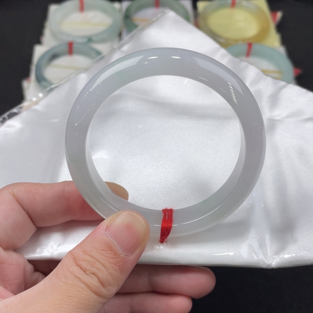 翡翠手镯未镶嵌54正圈