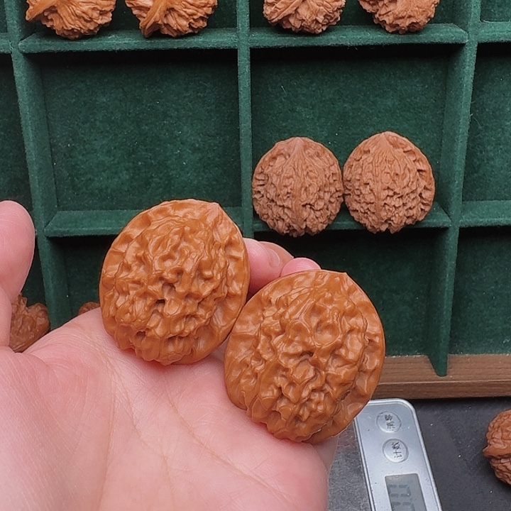 文玩核桃把件核欢36尺