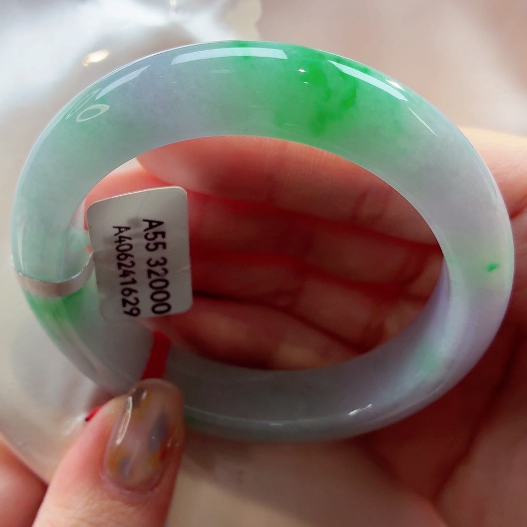 翡翠未镶嵌手镯22（22号）