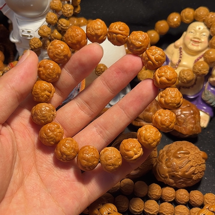 橄榄核手串/手链猴头蝉王微瑕