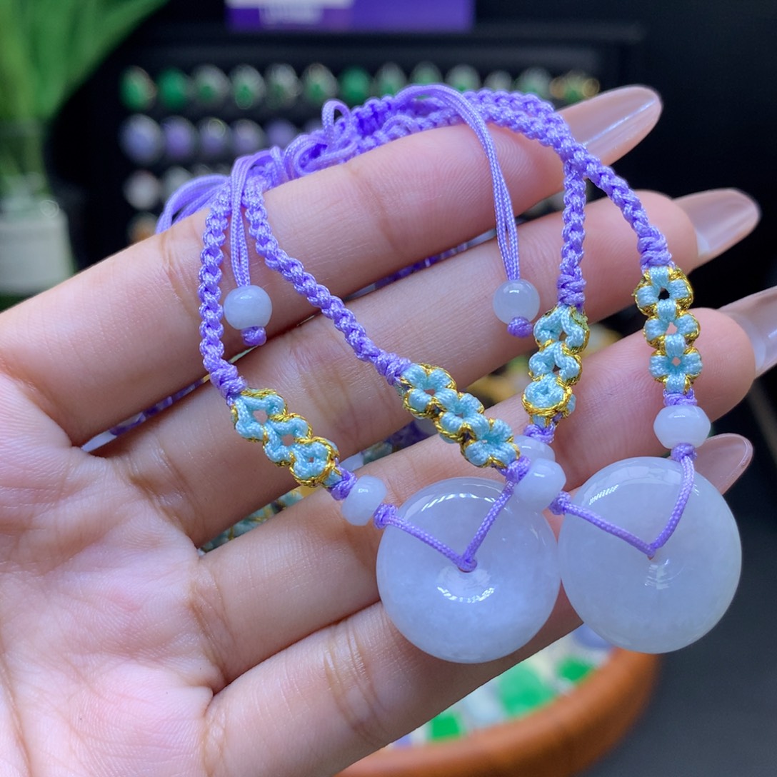 翡翠未镶嵌颈饰天然