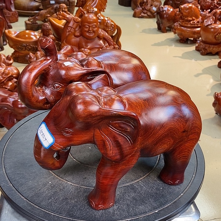 大果紫檀（缅甸花梨）缅甸花梨木大象30