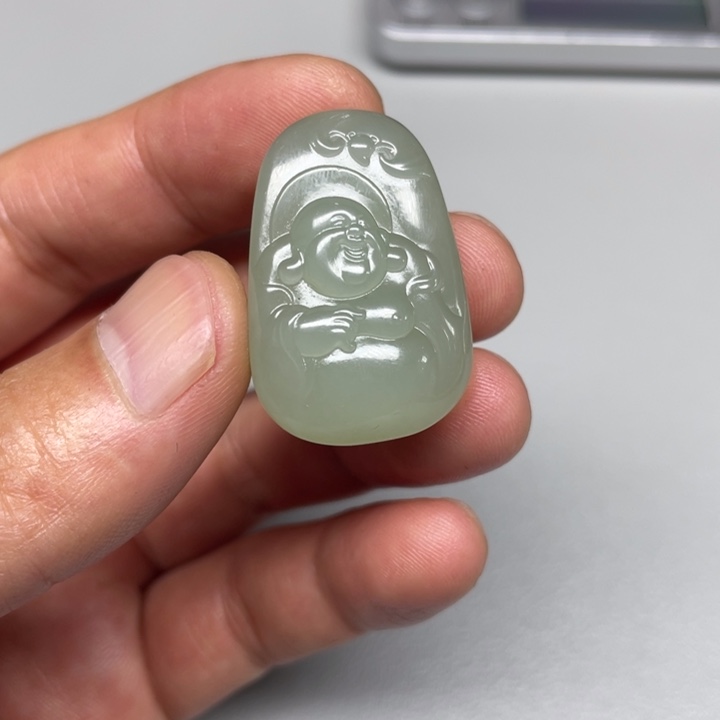 和田玉未镶嵌吊坠(不含链)保****r