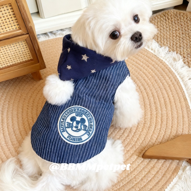 BMpet· 『米奇航海家 』宝宝绒夹克 原创宠物服饰