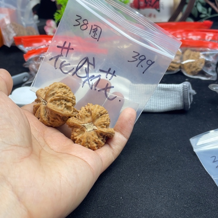 文玩核桃把件花*花图图