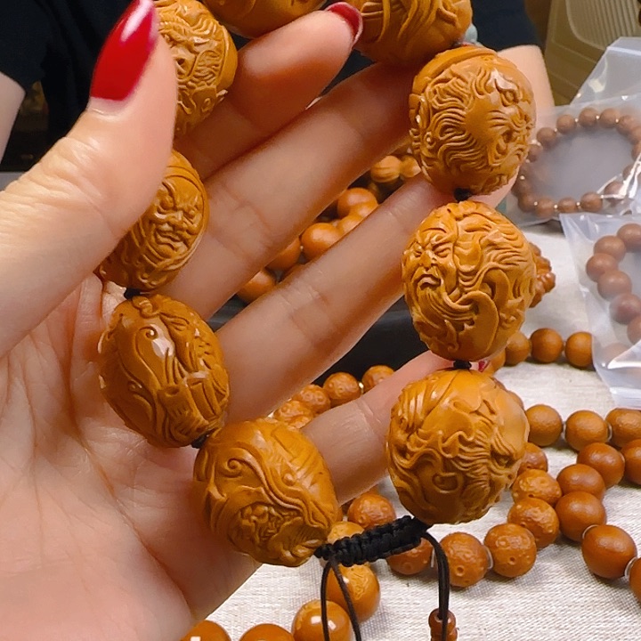橄榄核手串/手链21+满工关二爷