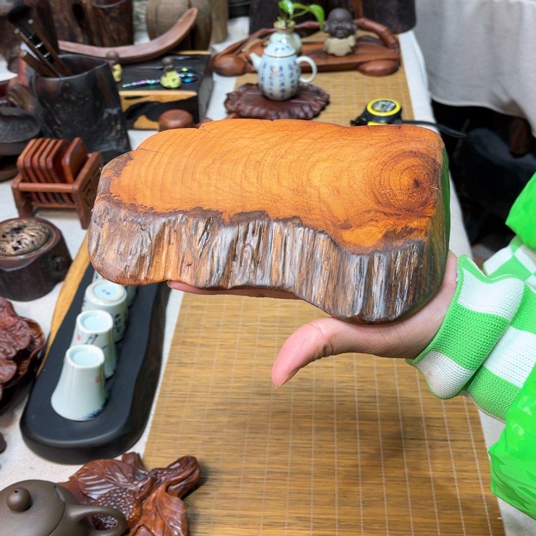 老挝花梨壶承干泡