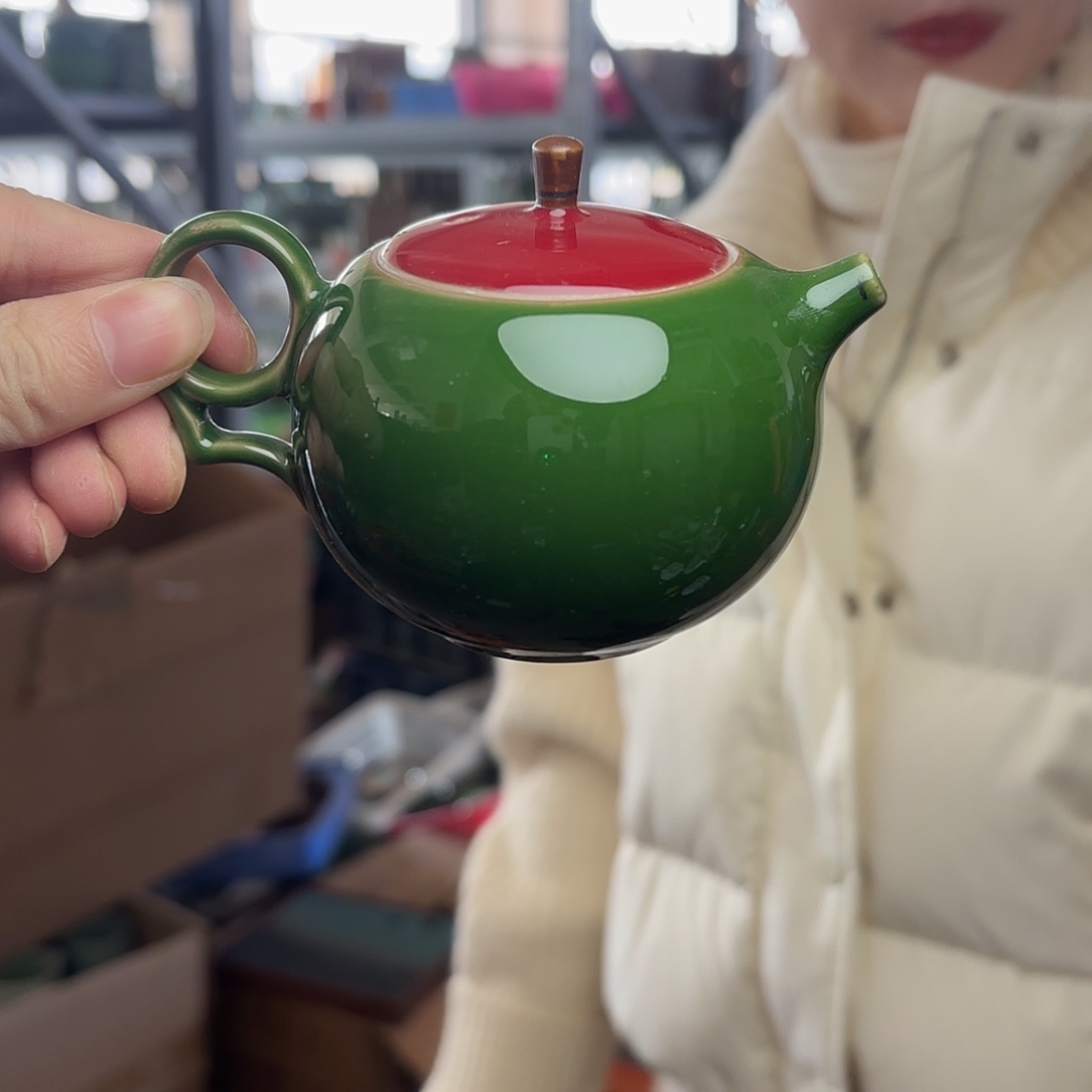 龙泉云间青瓷小米茶器