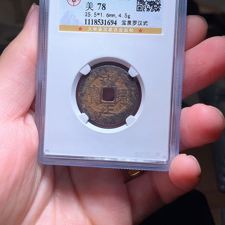 铜Wj公博评级币雍正1694