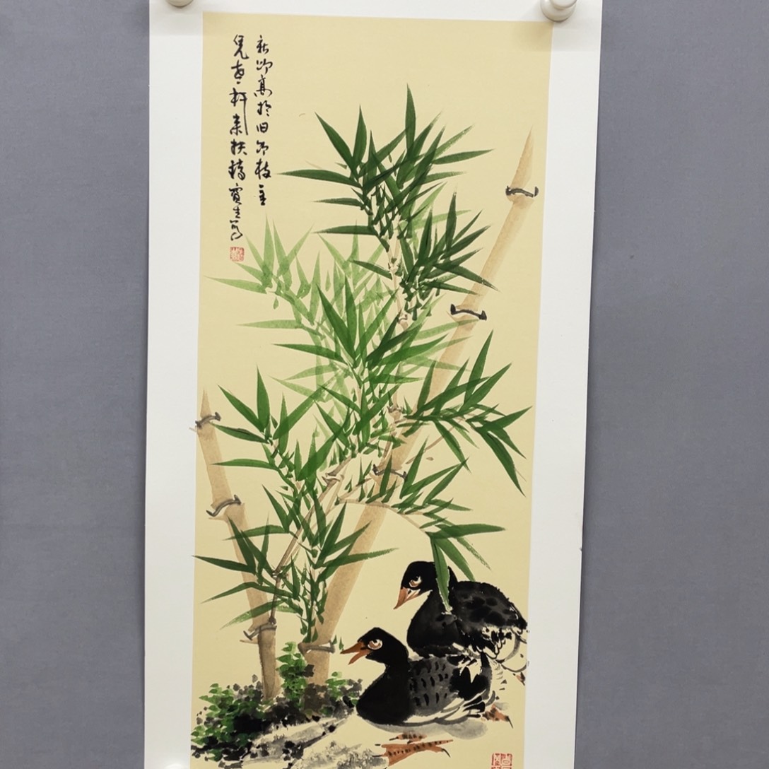 国画艺术家真人手绘