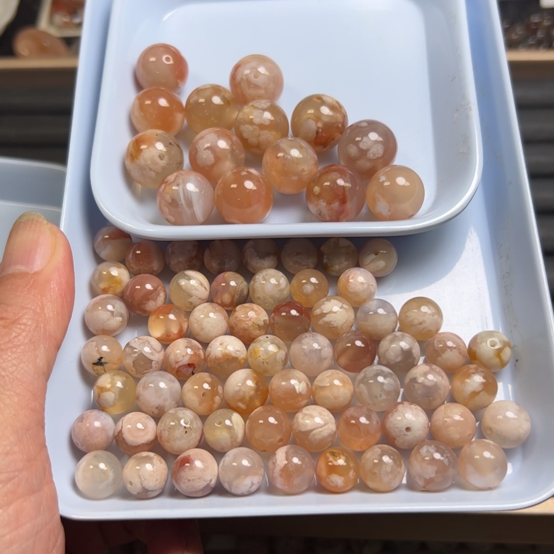 未镶嵌玛瑙/玉髓珠宝半成品