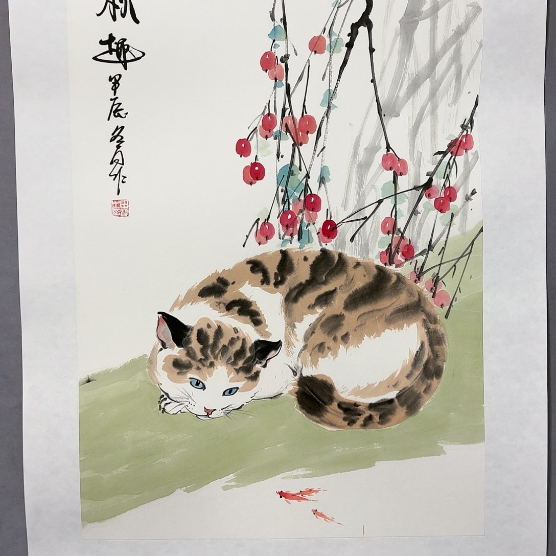 国画国画纯手绘作品请放心去藏