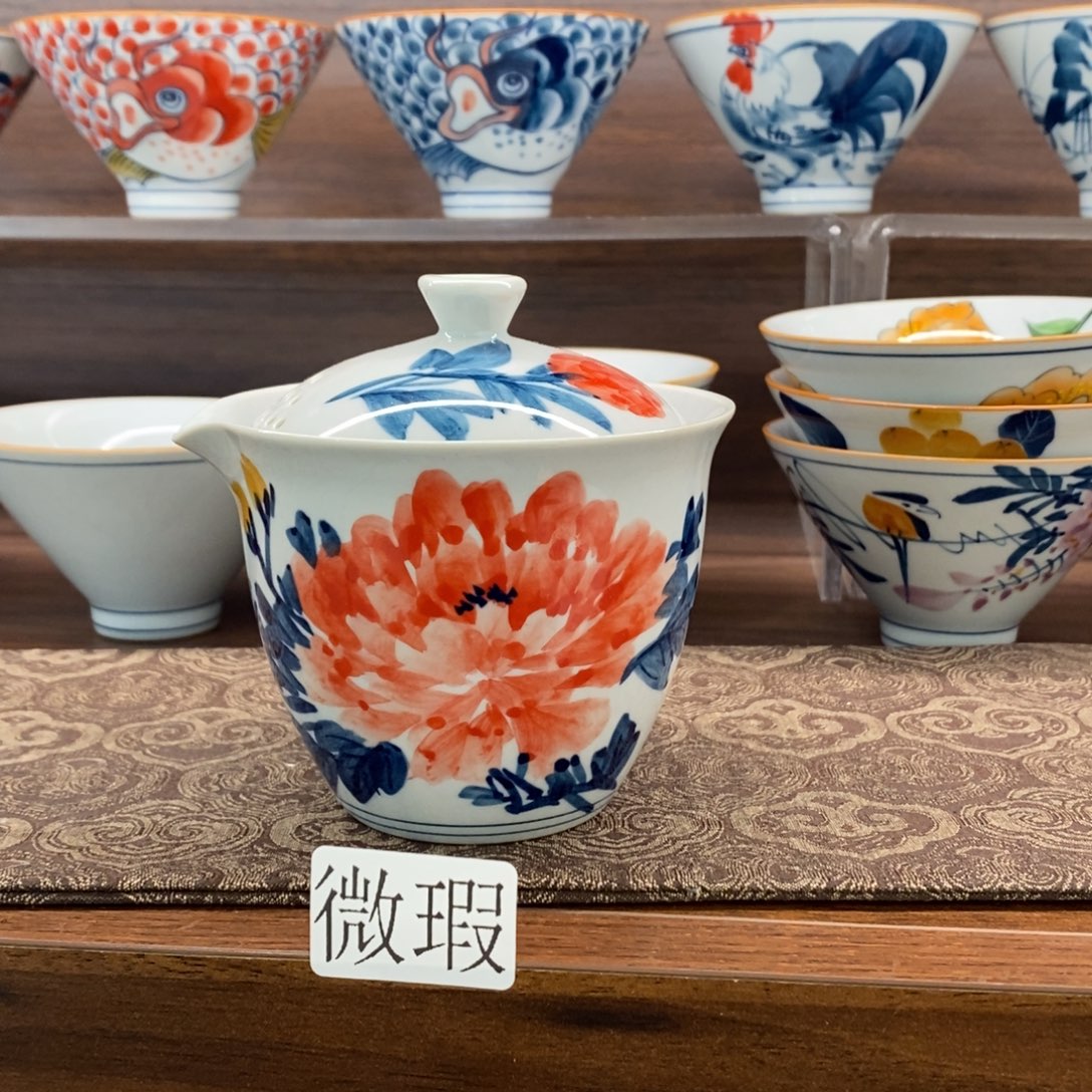 釉下彩手工绘制手工