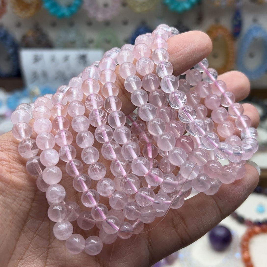 未镶嵌水晶手链小咪粉水晶福利款