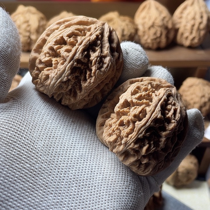 吊坠文玩核桃粗筋狮子头43