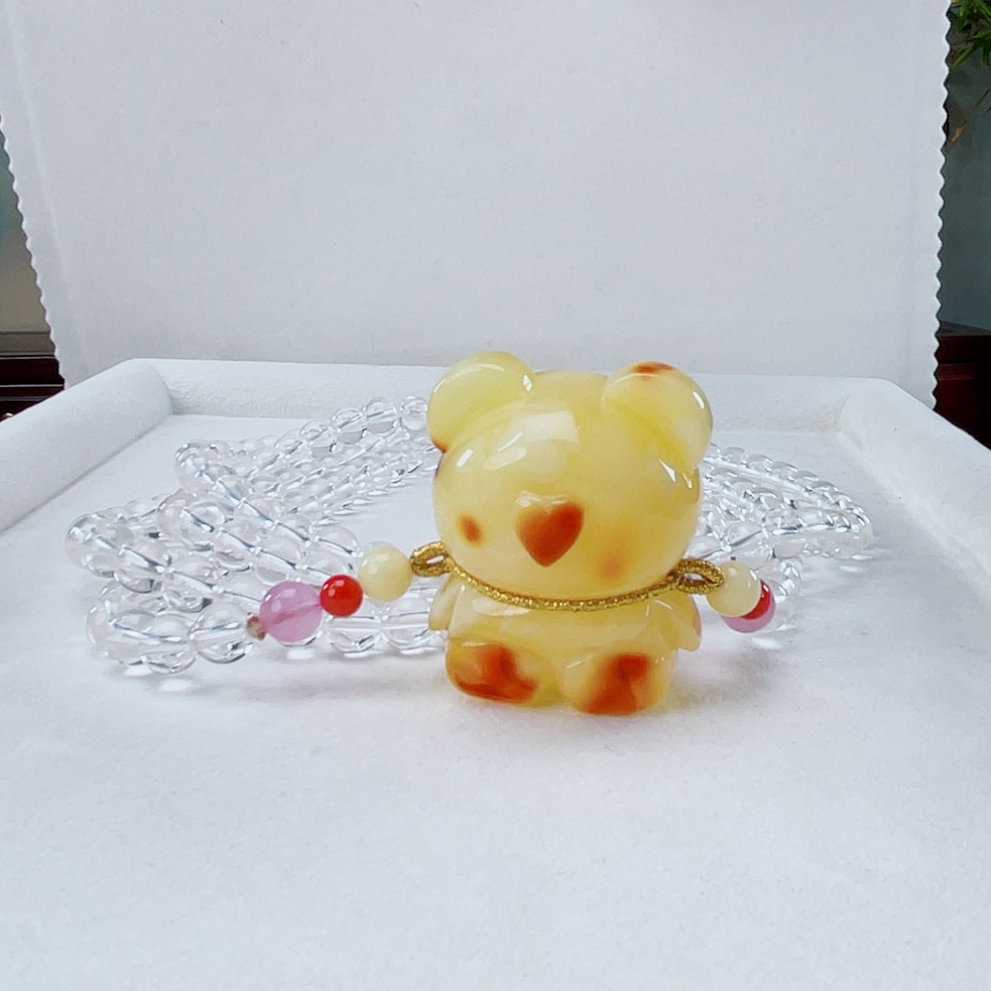 蜜蜡颈饰未镶嵌蜜蜡