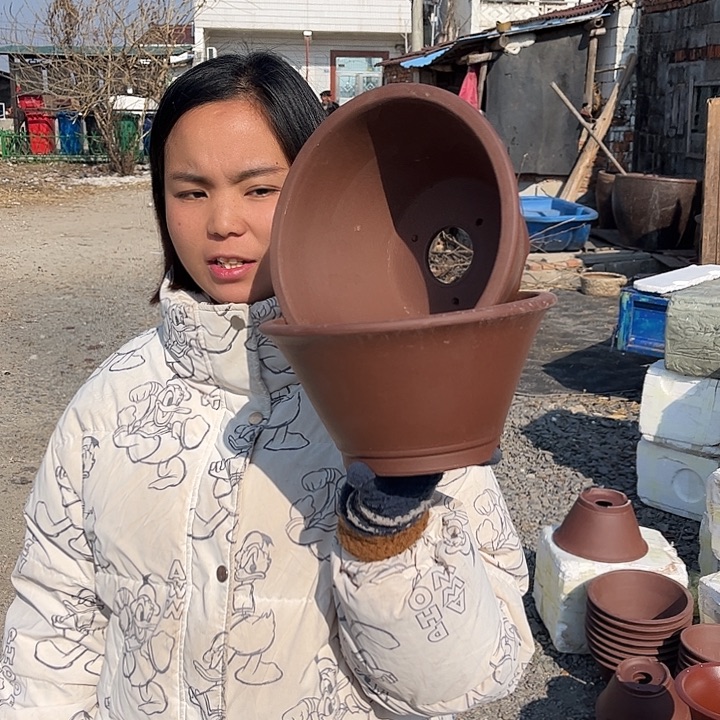 宜兴紫砂精品花盆 