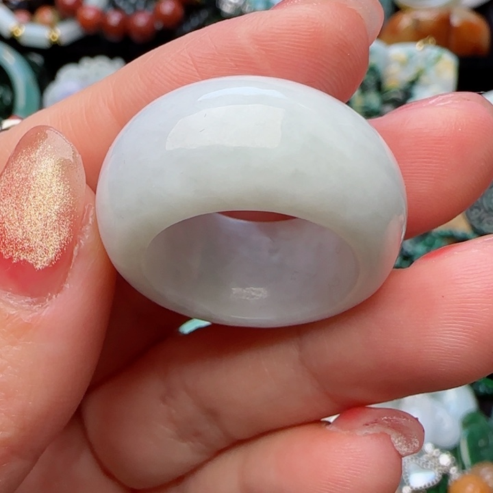 翡翠戒圈未镶嵌天然A货507