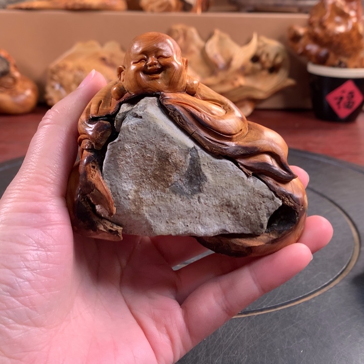柏木（崖柏）根雕摆件