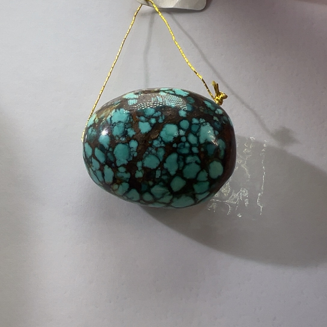 绿松石未镶嵌挂件