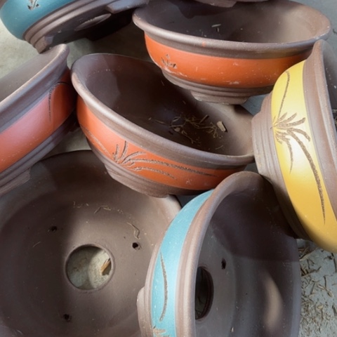 紫砂花盆100-8。22-8.。