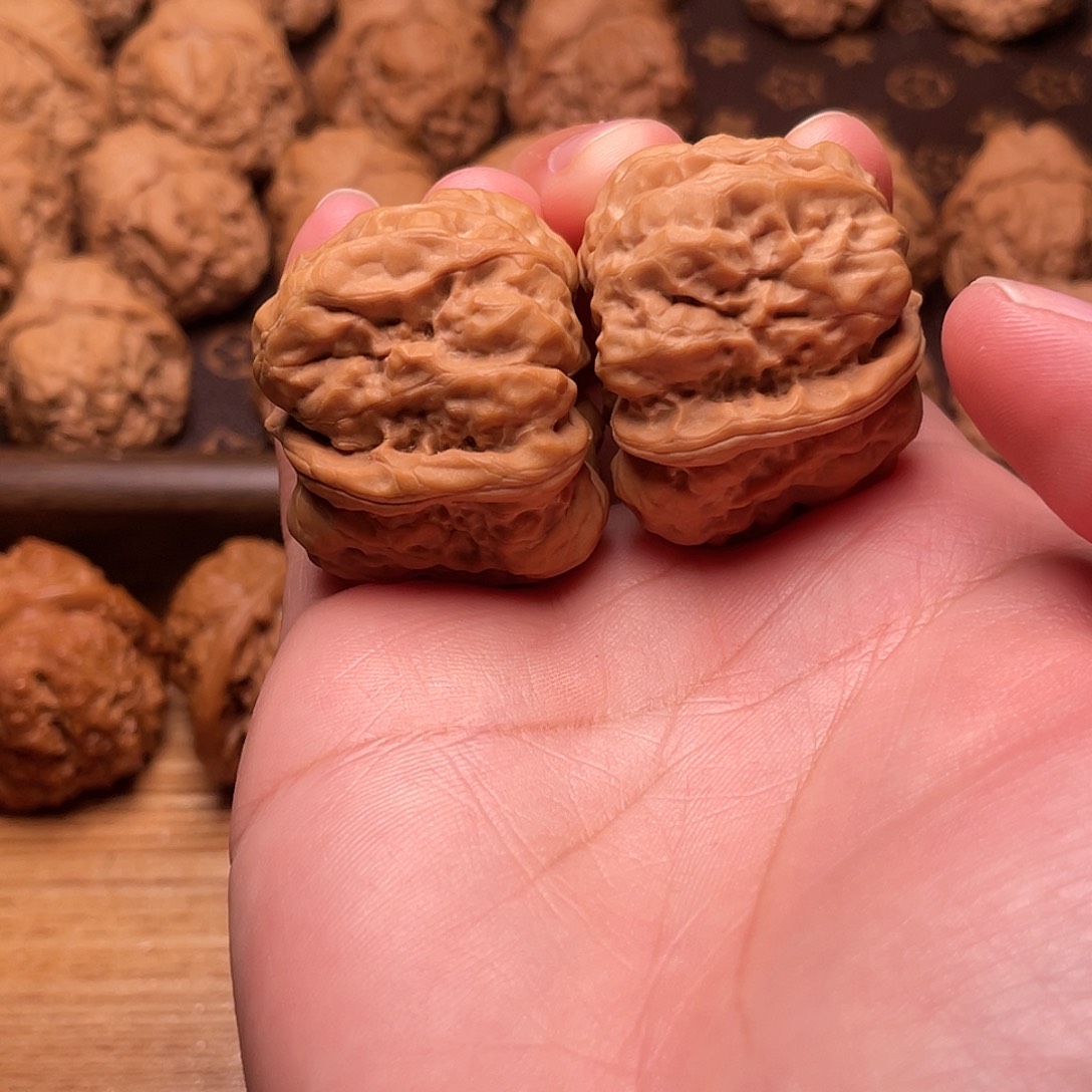 文玩核桃把件蛤蟆头35（22）