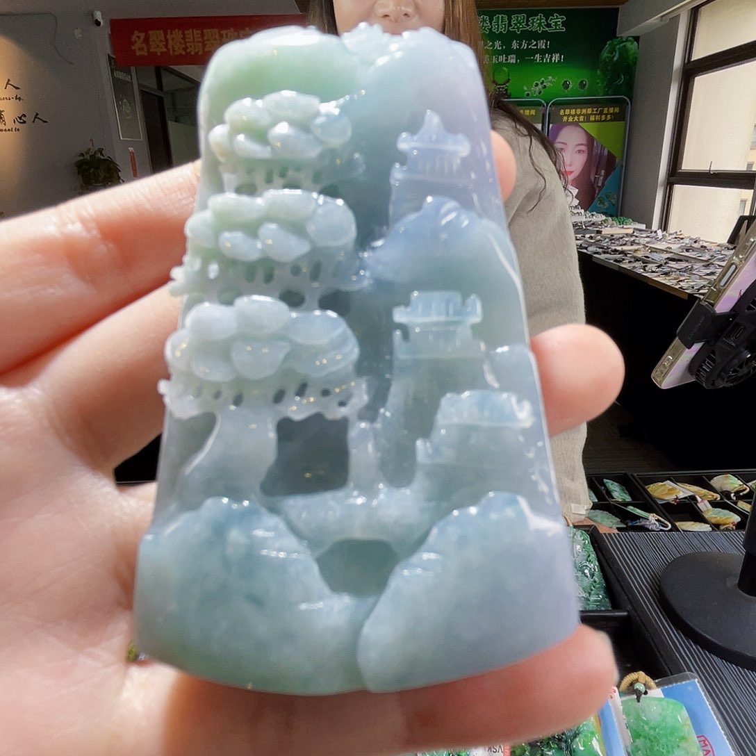 颈饰未镶嵌翡翠翡翠