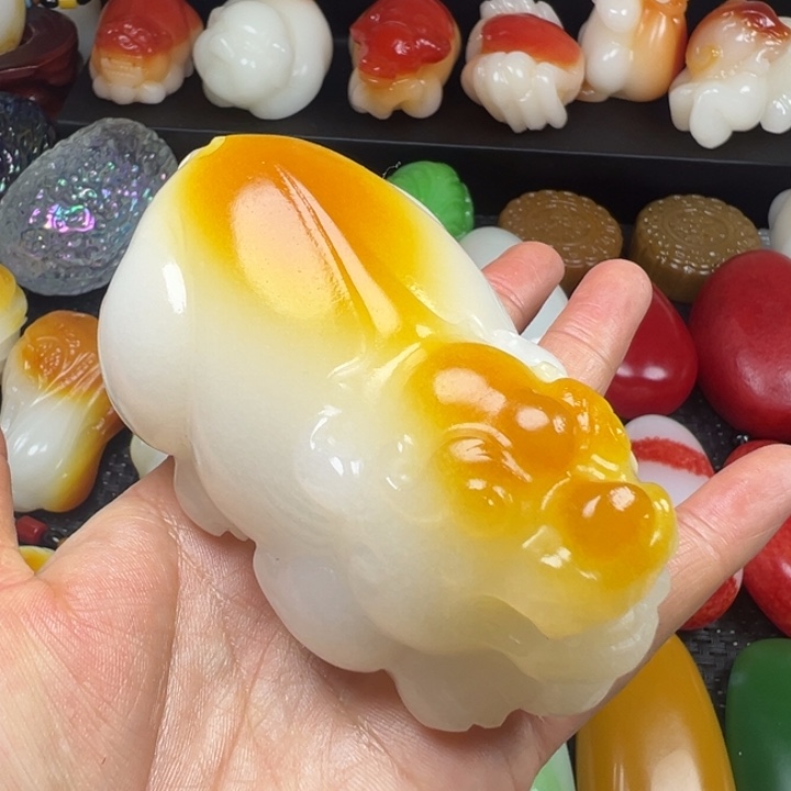 新疆戈壁五次石金丝