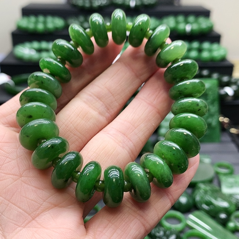 【闪购商品】和田玉（碧玉）手链未镶嵌