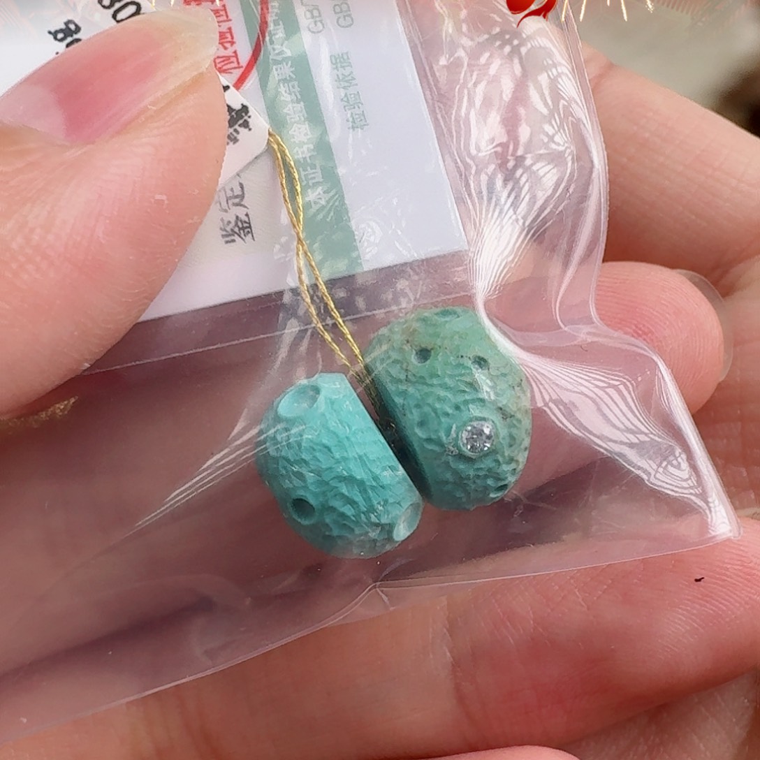 绿松石珠宝奇石未镶嵌