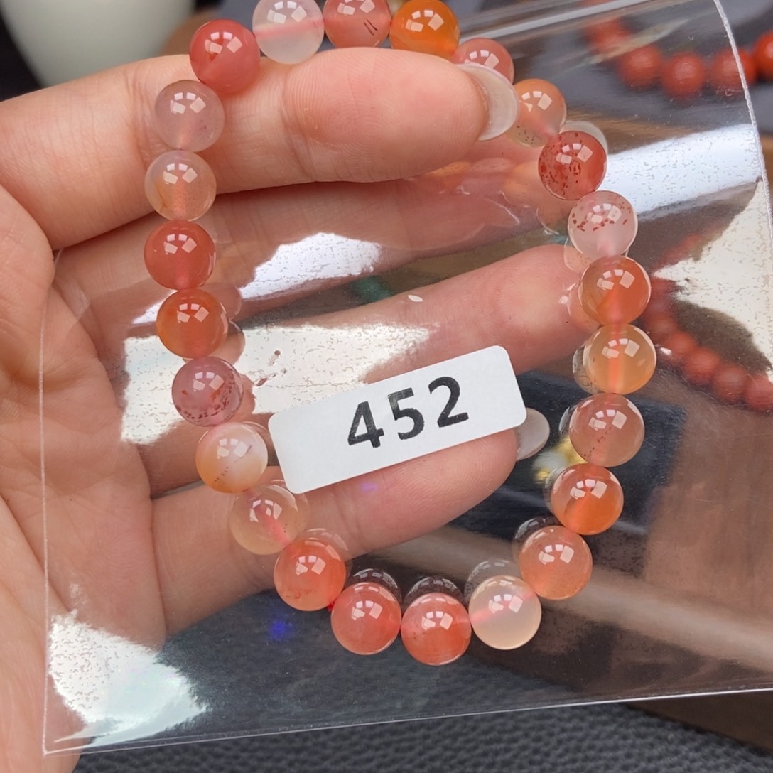 南红玛瑙未镶嵌手链