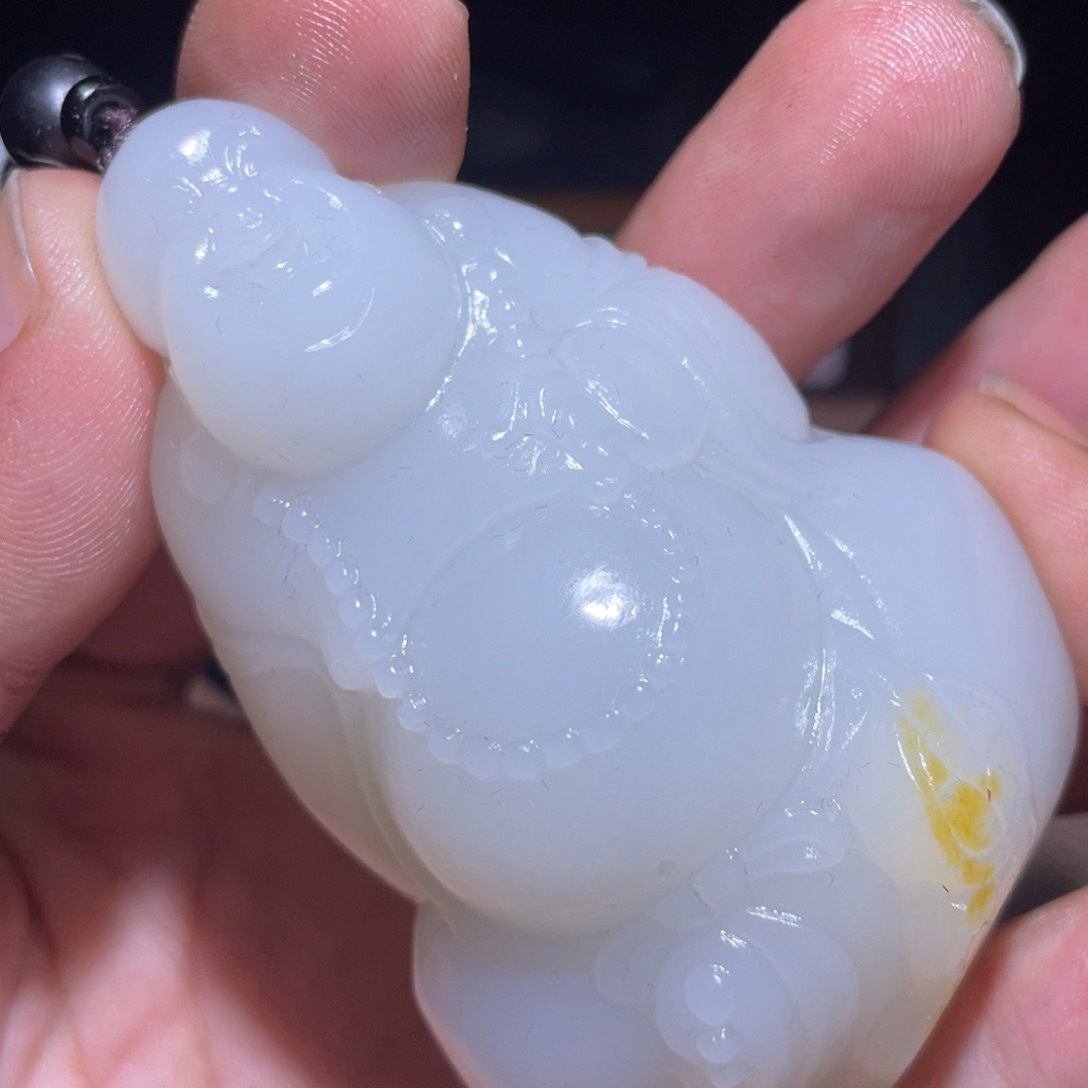 和田玉未镶嵌颈饰D