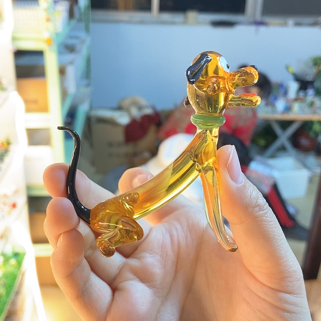 琉璃手工艺品哈巴狗