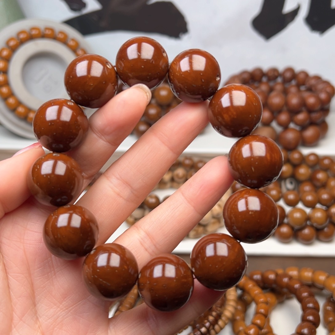 紫金鼠手串20光珠手串