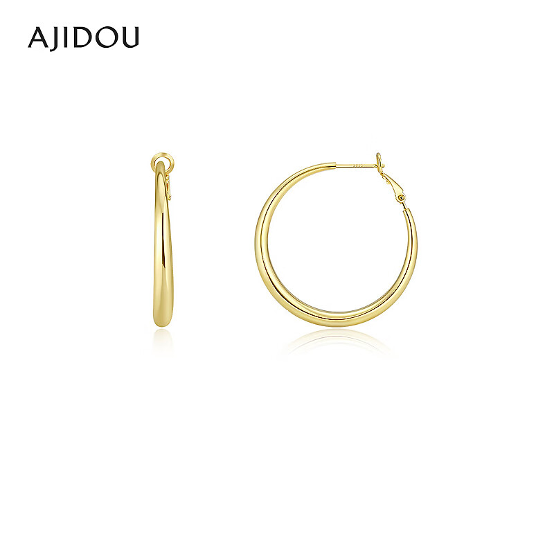 铜合金耳饰 AJIDOU阿吉豆耳环女款时尚休闲耳钉耳饰【GM】
