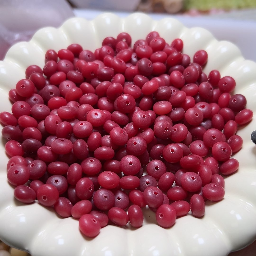 菩提根/象牙果吊坠卡9红算盘120颗