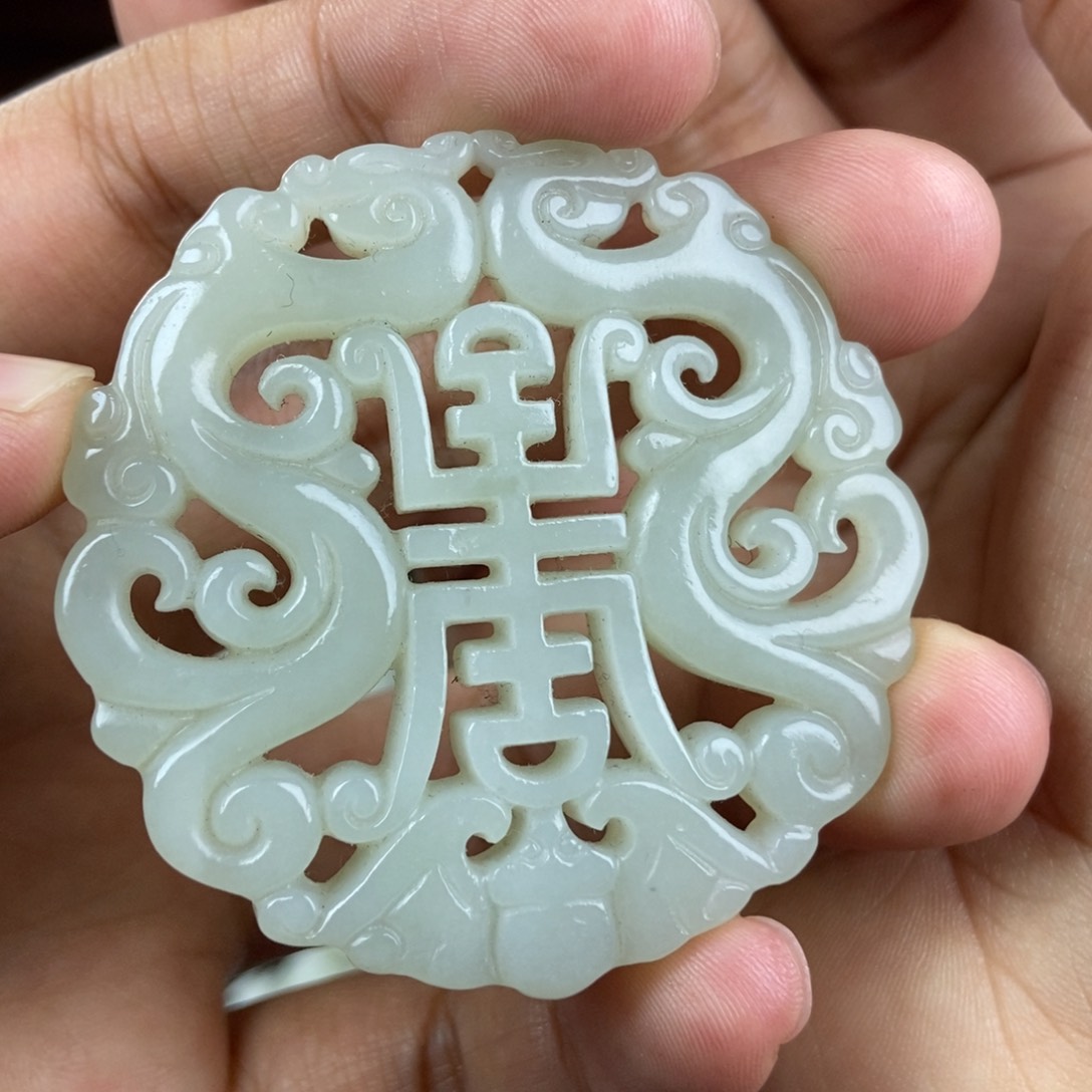 和田玉挂件未镶嵌长*