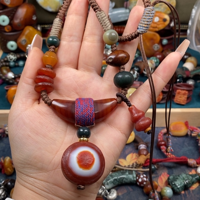 【闪购商品】玛瑙/玉髓颈饰未镶嵌